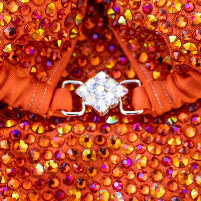 Sparkly Tangerine Competition Bikini | OMG Bikinis