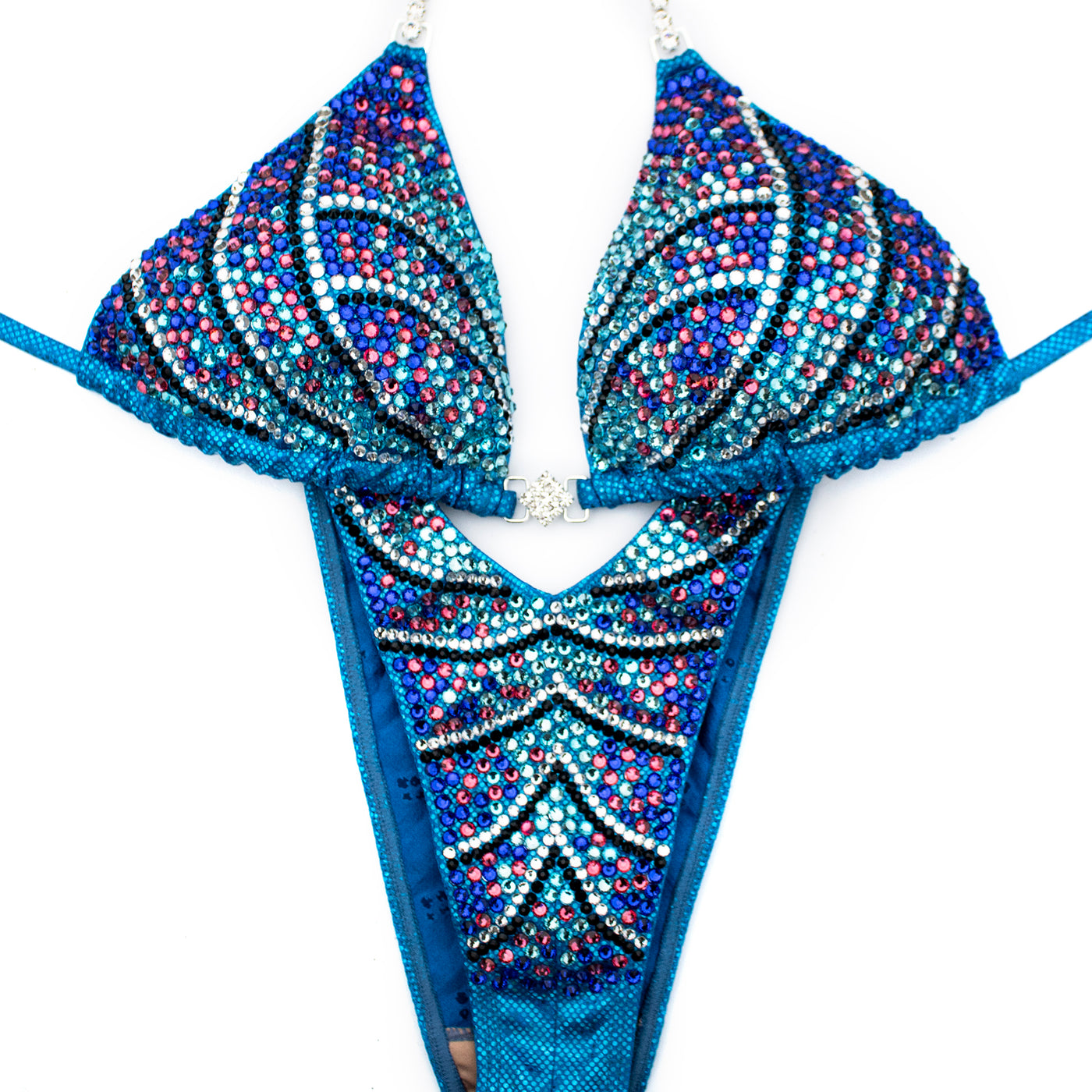 Monique Turquoise Figure/WPD Competition Suit | OMG Bikinis