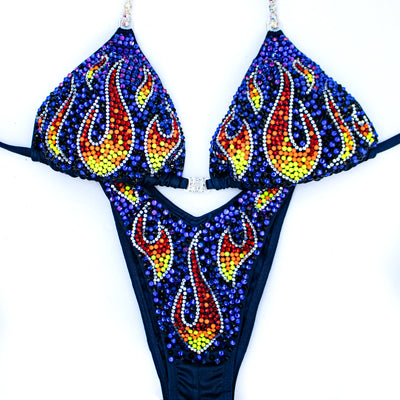 Flames Figure/WPD Competition Suit | OMG Bikinis