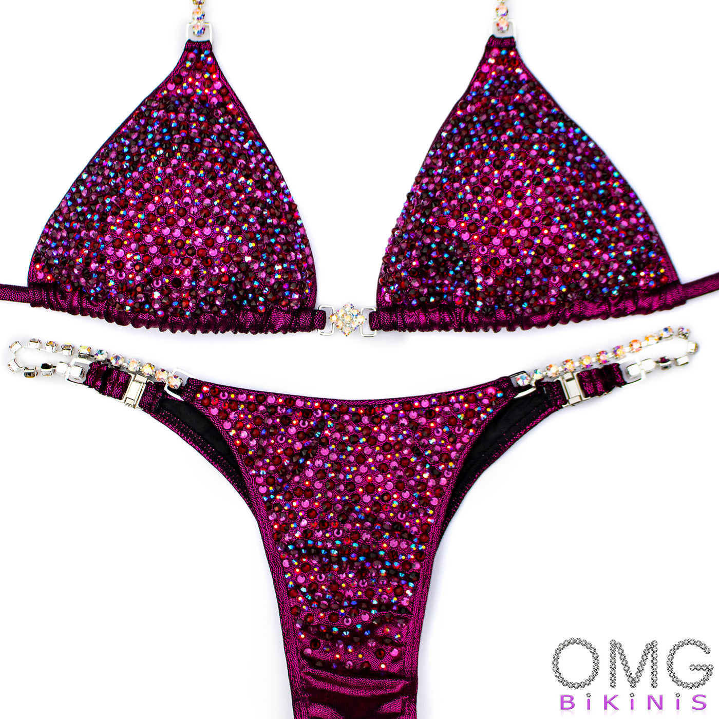 Cranberry Fuchsia Competition Bikini | OMG Bikinis