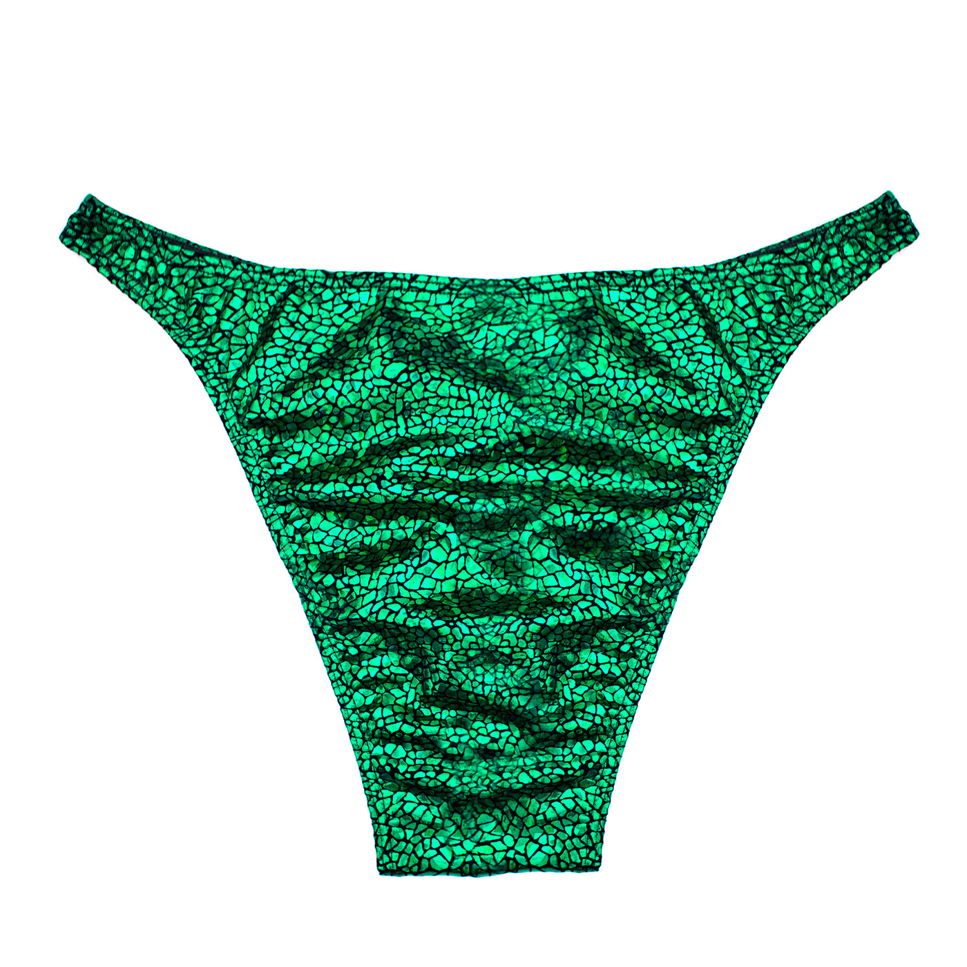 Men's Bodybuilding Posing Suit, Emerald Avatar Holo | Ships Tomorrow