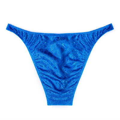 Men's Bodybuilding Posing Suit, Turquoise Holo | Ships Tomorrow