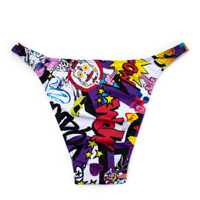Men's Bodybuilding Posing Suit, Comics Print | Posing Trunks | OMG Bikinis