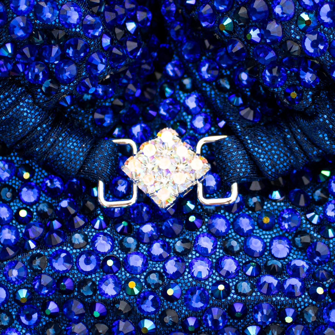 Navy Blue Dazzle Competition Suit S/S | Pre-Made Suits | OMG Bikinis