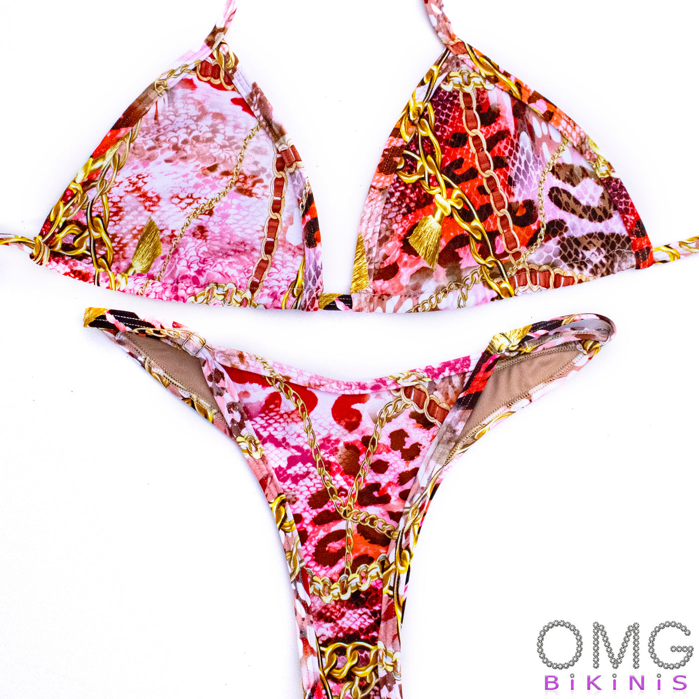 Beige Pink Super Basic Posing Suit / BOTTOMS | Clearance | OMG Bikinis