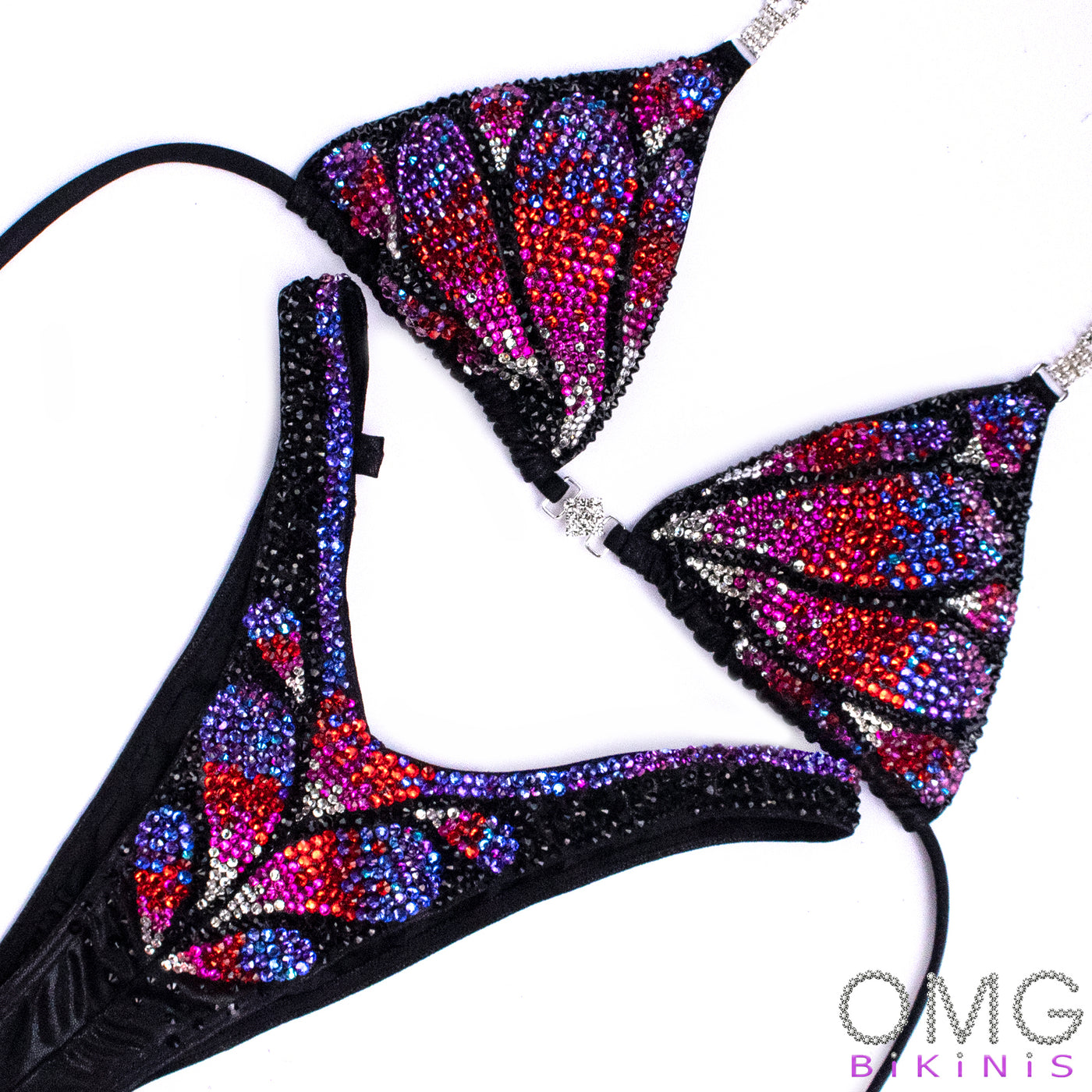 Purple Butterfly Figure/WPD Competition Suit | OMG Bikinis