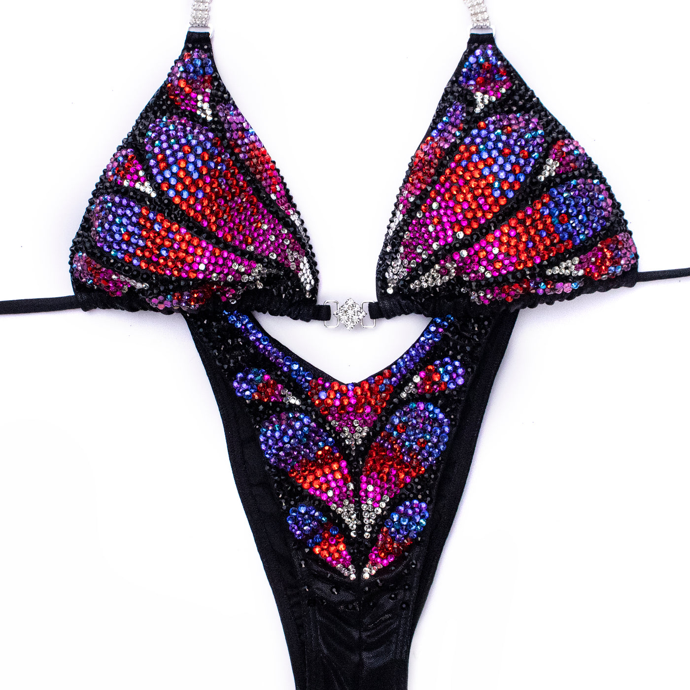Purple Butterfly Figure/WPD Competition Suit | OMG Bikinis