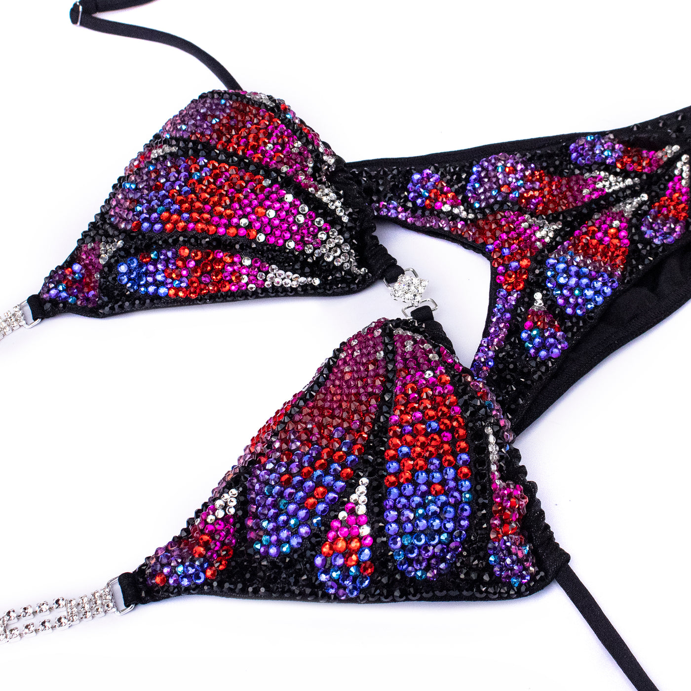 Purple Butterfly Figure/WPD Competition Suit | OMG Bikinis