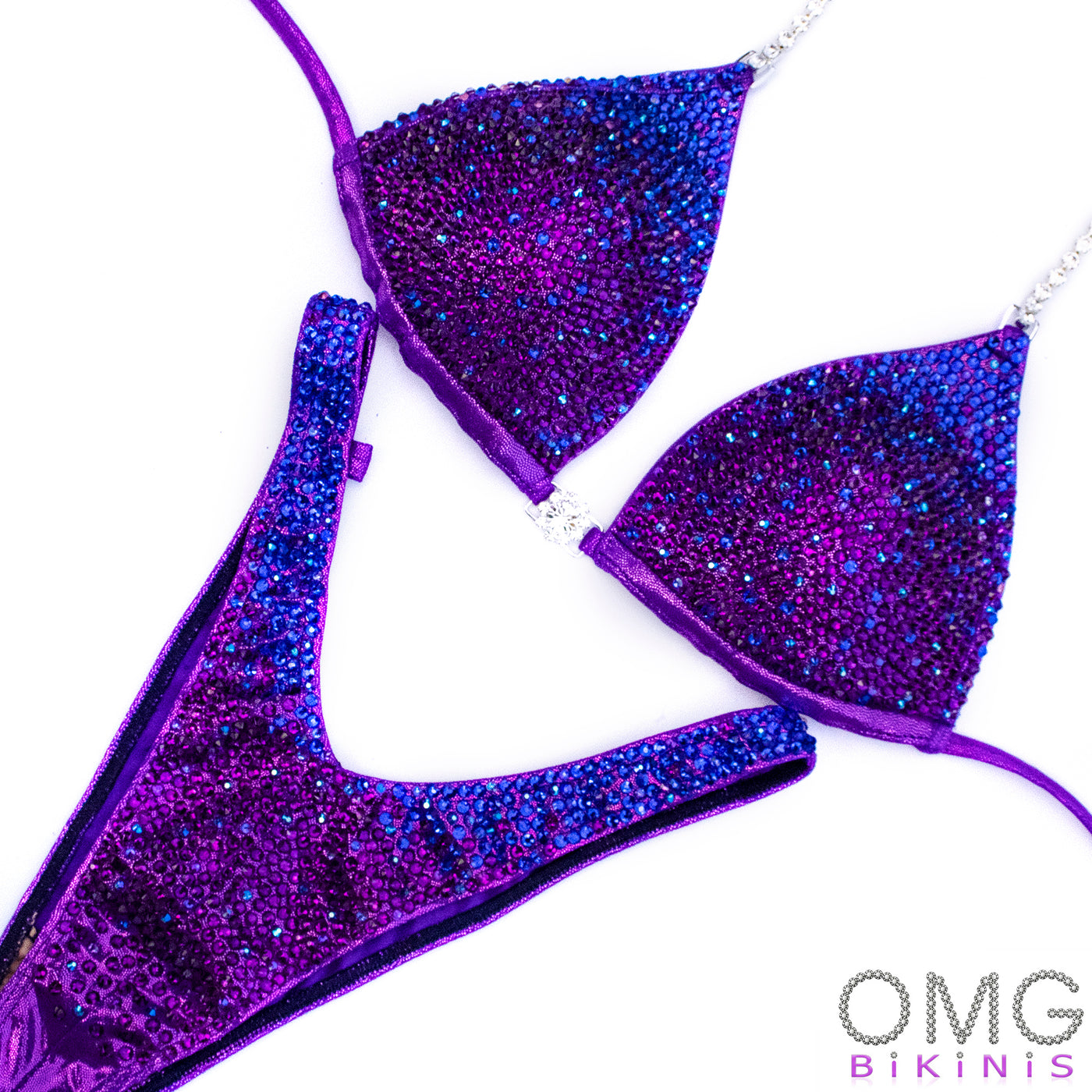 Burple Ombre Figure/WPD Competition Suit | OMG Bikinis