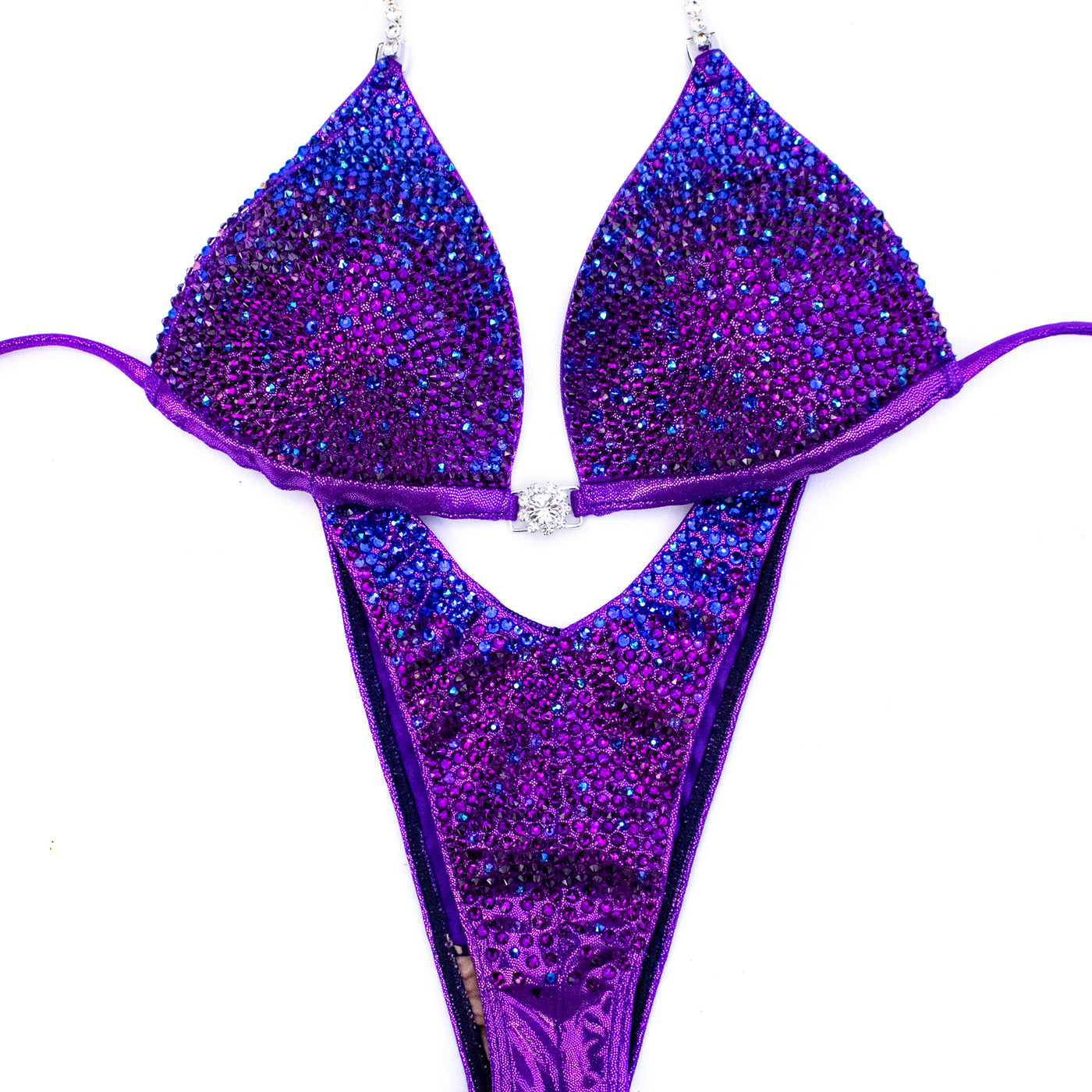 Burple Ombre Figure/WPD Competition Suit | OMG Bikinis