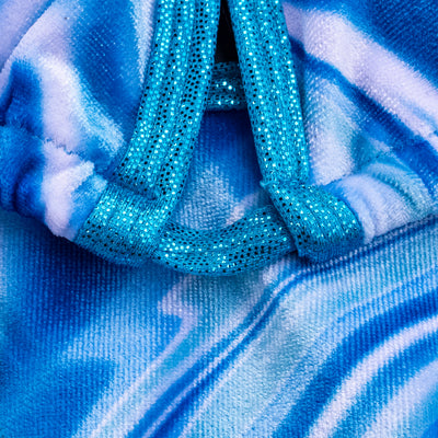 Blue Lava Velvet Posing Suit | NPC/IFBB/OCB Practice Suit