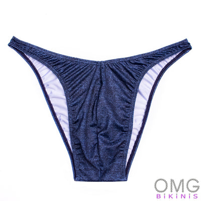 Men's Bodybuilding Posing Suit, Jeans Print | Posing Trunks | OMG Bikinis