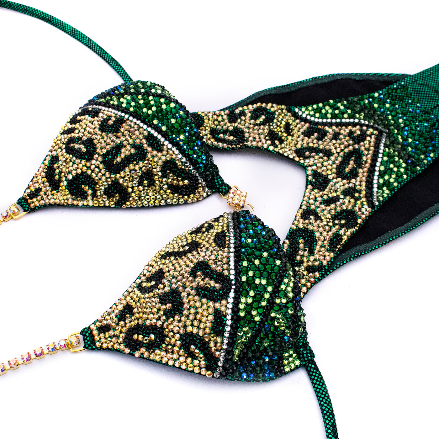 Golden Cheetah Figure/WPD Competition Suit | OMG Bikinis