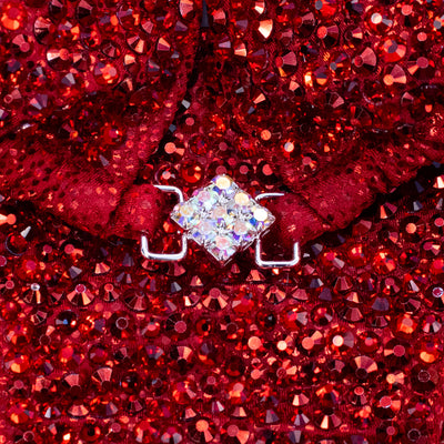Red Metallic Competition Bikini | OMG Bikinis
