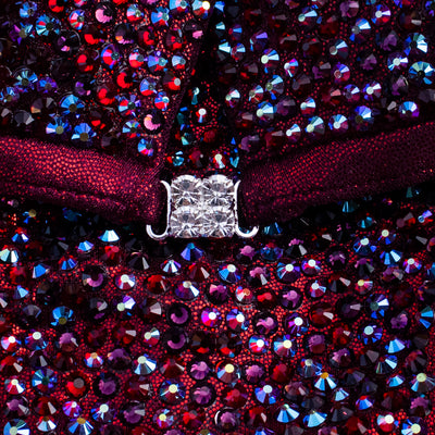 Rich Burgundy Competition Bikini | OMG Bikinis