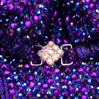 Purple Metallic Velvet Competition Bikini | OMG Bikinis
