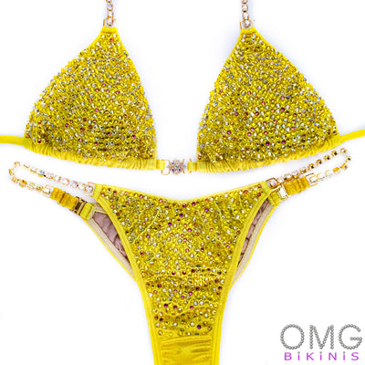 Citrine Sparkle Competition Bikini | OMG Bikinis