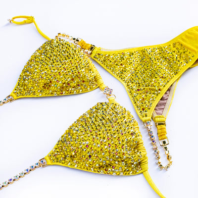 Citrine Sparkle Competition Bikini | OMG Bikinis