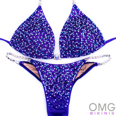 Lavender Purple Matte Competition Bikini | OMG Bikinis