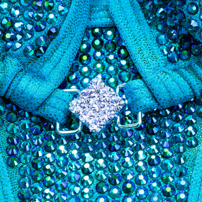 Turquoise Green Competition Suit | OMG Bikinis