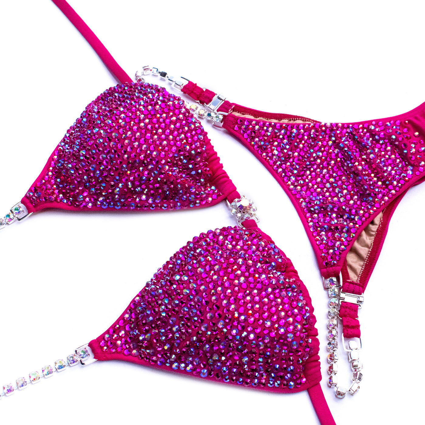 Raspberry Pink Dazzle Competition Bikini | OMG Bikinis