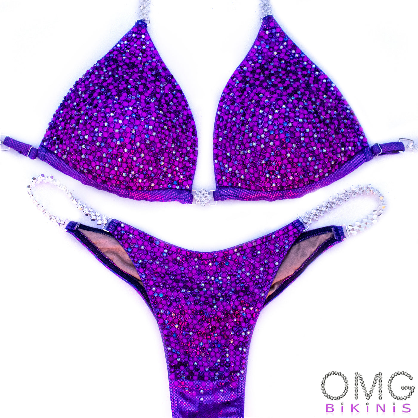 Ultimate Neon Purple Competition Bikini | OMG Bikinis