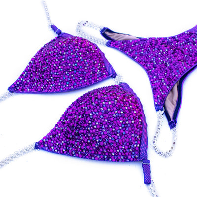 Ultimate Neon Purple Competition Bikini | OMG Bikinis