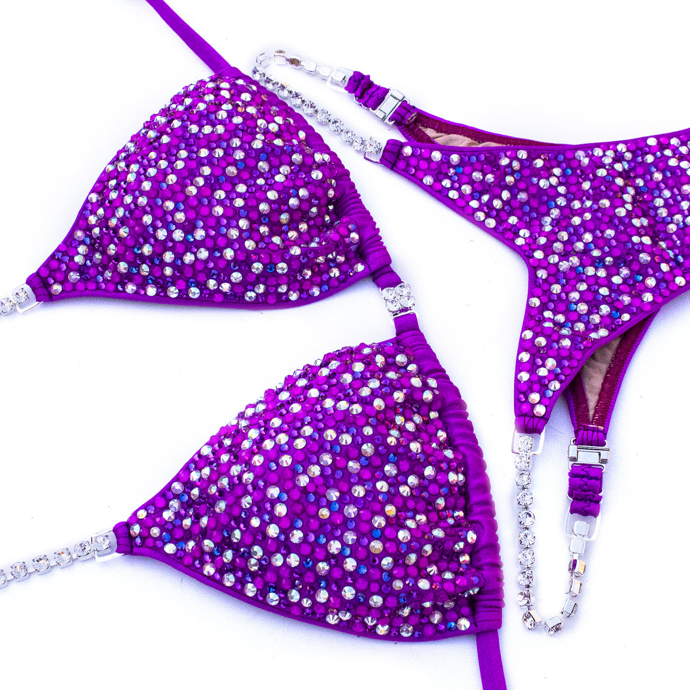 Magenta Purple AB Competition Bikini | OMG Bikinis