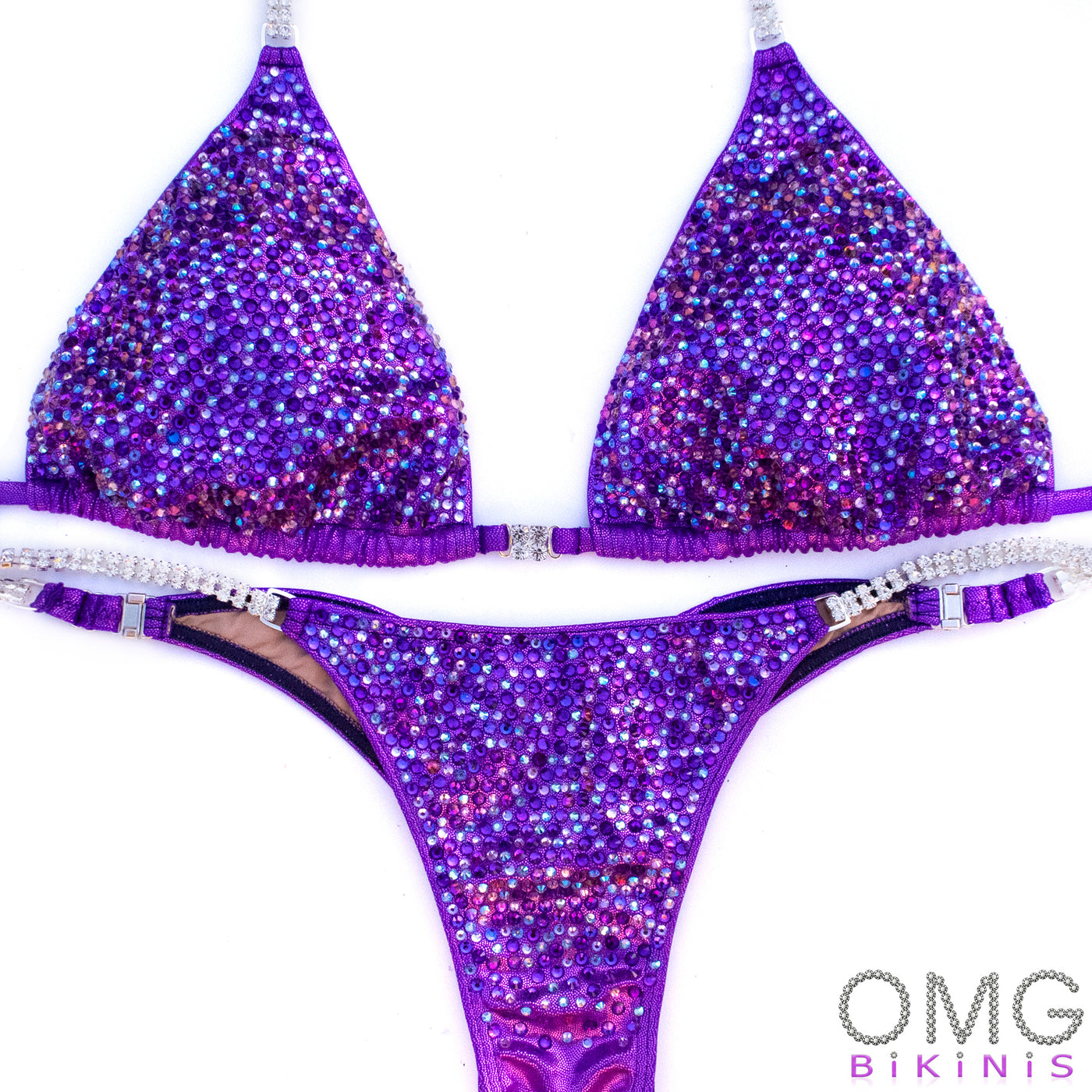 Grape Crush Competition Suit XL/M | Pre-Made Suits | OMG Bikinis