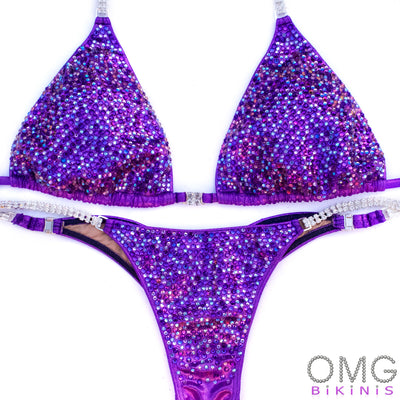 Grape Crush Competition Suit XL/M | Pre-Made Suits | OMG Bikinis