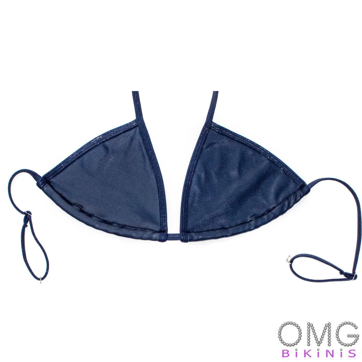 Navy Blue Figure Posing Suit / TOP | Clearance | OMG Bikinis