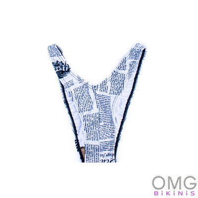 Newspaper Figure Posing Suit / BOTTOMS | Clearance | OMG Bikinis