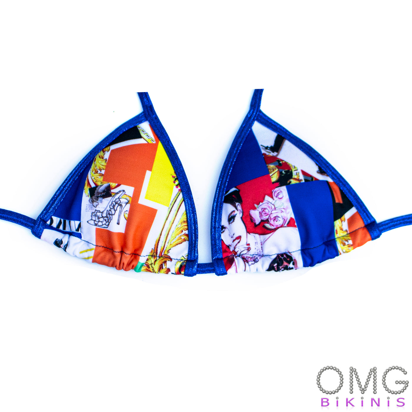 Modern Art Posing Suit / TOP | Clearance | OMG Bikinis