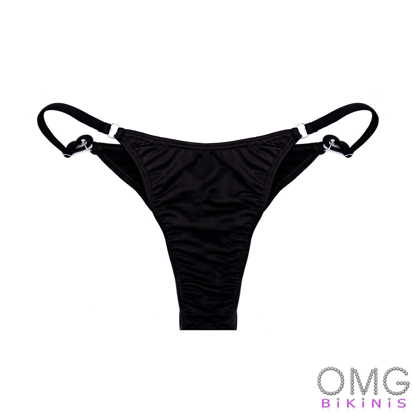 Black Matte Posing Suit Swim Style / BOTTOMS | Clearance | OMG Bikinis