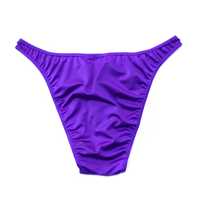 Men's Bodybuilding Posing Suit, Purple Tricot, Size L | Ships Tomorrow