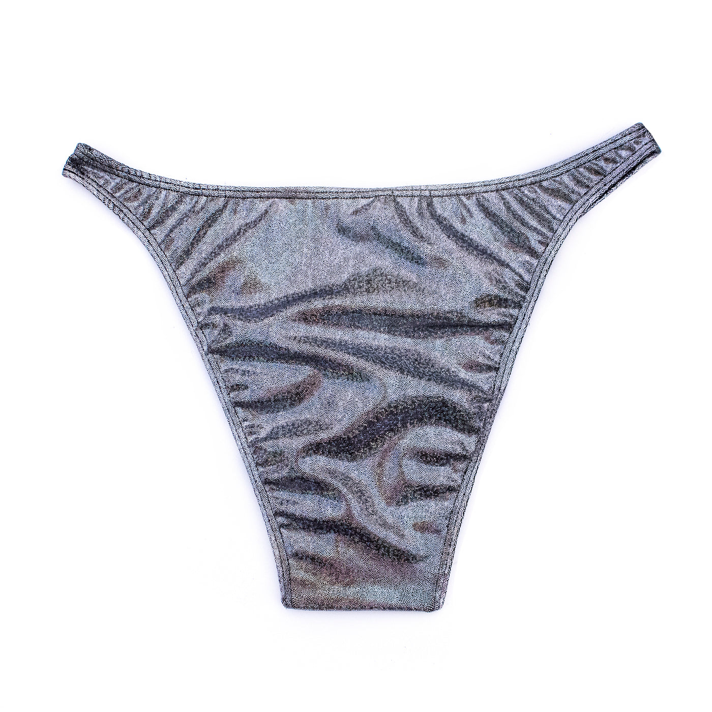 Men's Bodybuilding Posing Suit, Silver on Black Holo | Ships Tomorrow