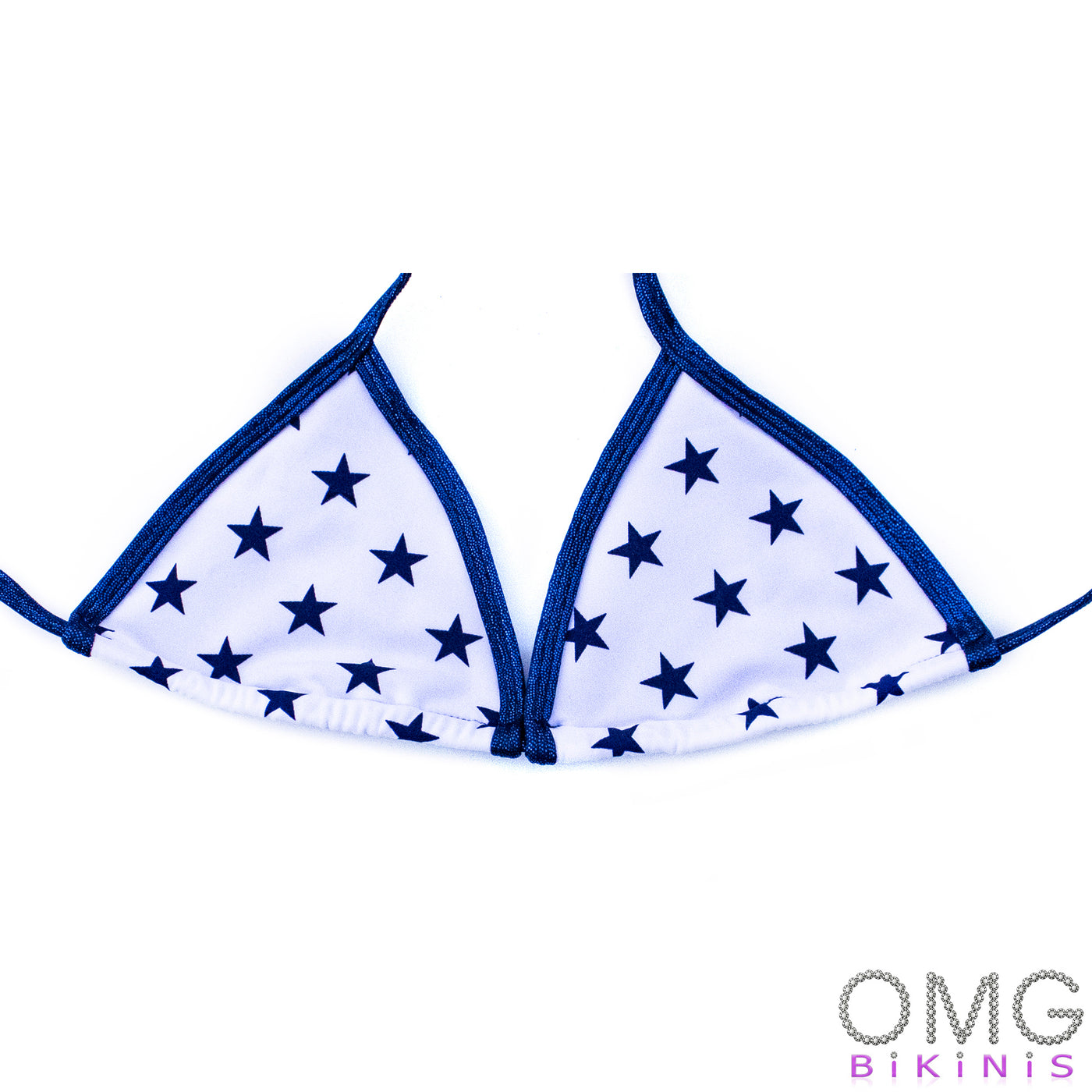 Blue Stars Super Basic Posing Suit / TOP | Clearance | OMG Bikinis