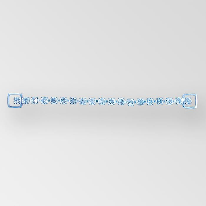 One-Row SS29 Silver Clear, 2 pieces