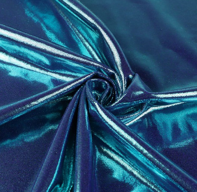 Blue Lagoon Pin Dot | Fabric Swatches | OMG Bikinis