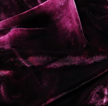 Burgundy Velvet | Fabric Swatches | OMG Bikinis