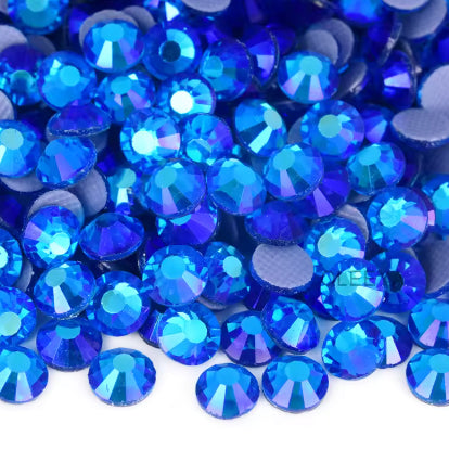 Capri Blue AB Rhinestones | OMG Bikinis