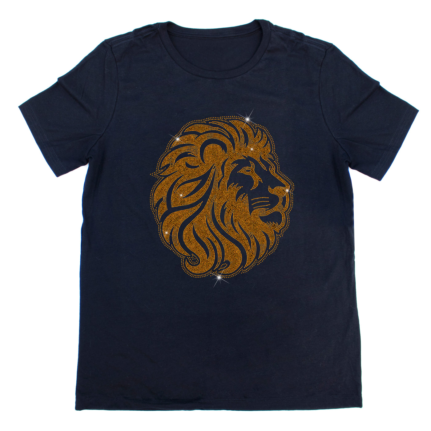 Golden Lion Rhinestone T-Shirt | OMG Bikinis