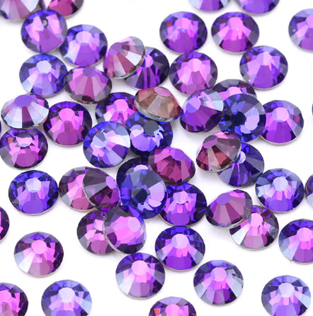 Purple Velvet Rhinestones | OMG Bikinis