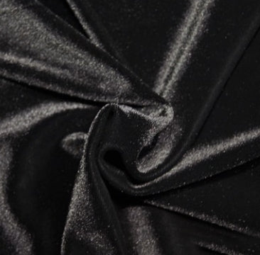 Black Velvet | Fabric Swatches | OMG Bikinis