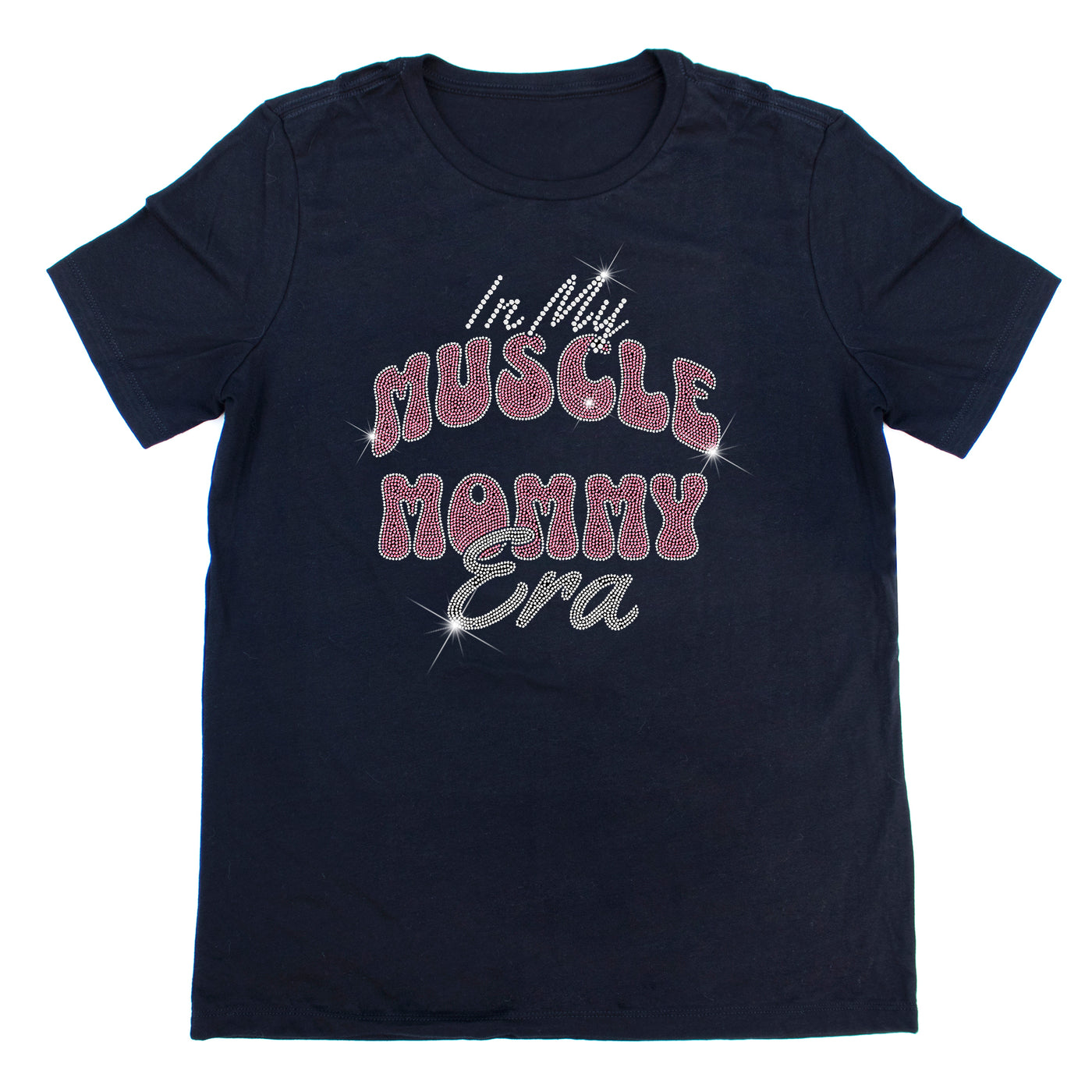 In My Muscle Mommy Era Rhinestone T-Shirt | OMG Bikinis