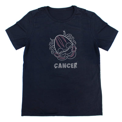 Cancer Rhinestone Zodiac T-Shirt | OMG Bikinis