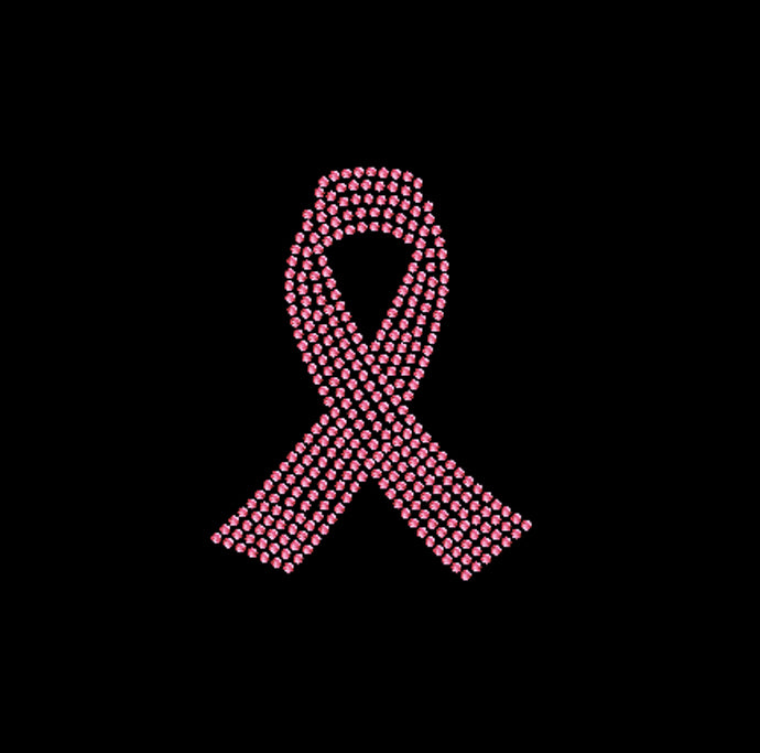Breast Cancer Awareness Rhinestone Transfer | OMG Bikinis