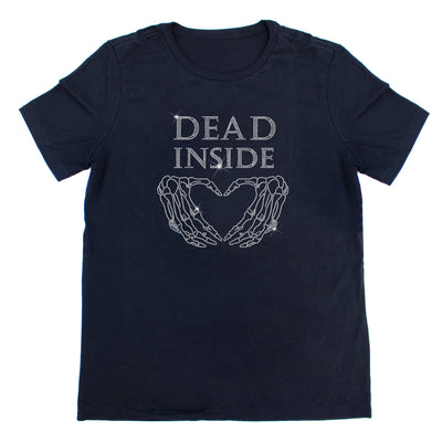 Dead Inside Rhinestone T-Shirt | OMG Bikinis