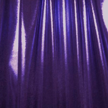 Purple Holographic Pin Dot | Fabric Swatches | OMG Bikinis