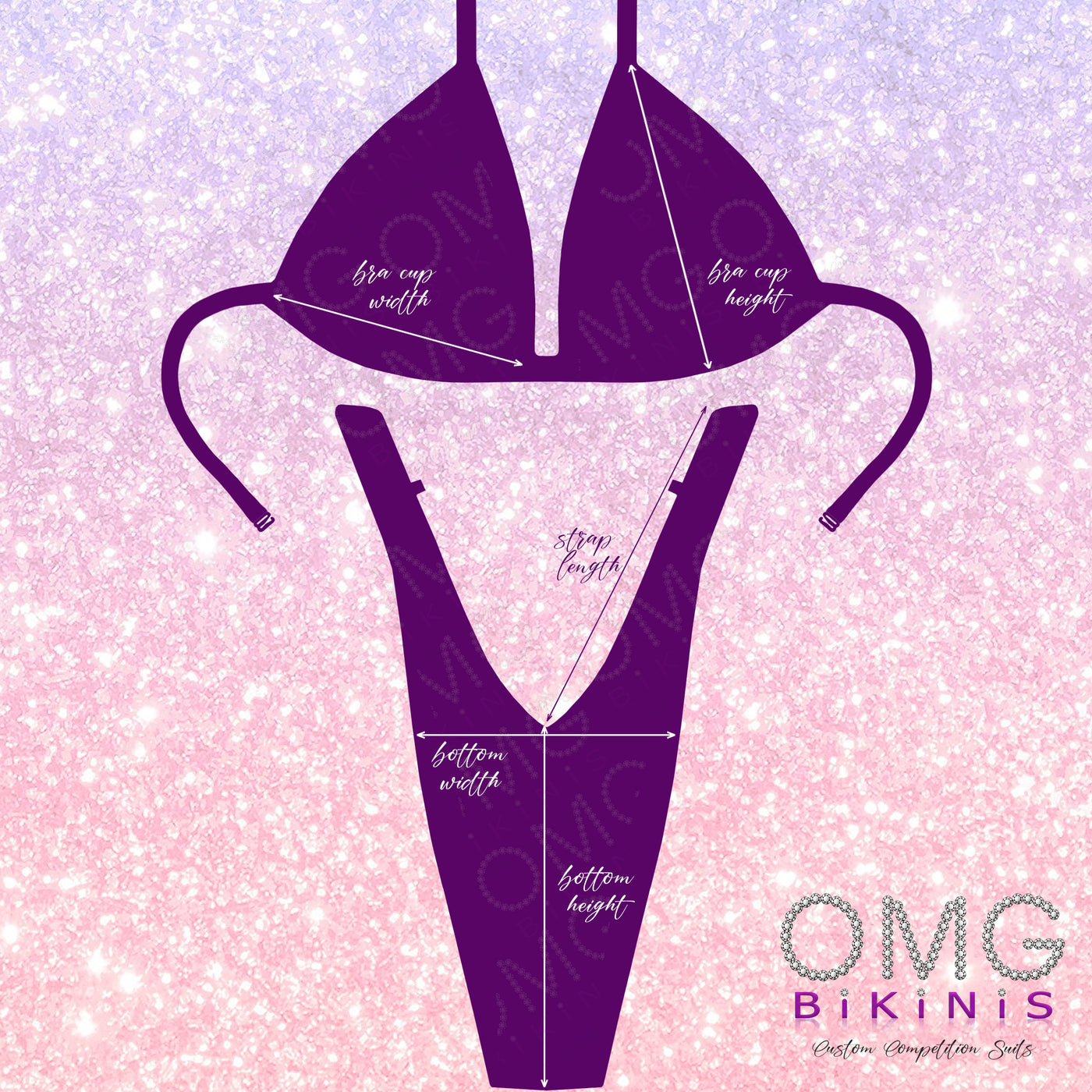 Valencia Figure/WPD Competition Suit S/S | OMG Bikinis Rentals